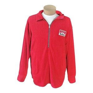 Vintage 90’s Marlboro Fleece 1/2 Zip Buffalo Reversible Pullover Sweatshirt